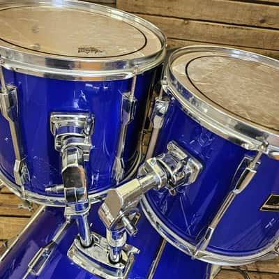 Drum Kit Pearl Export Vintage Complete, Blue USED! RKXEP040626 image 5