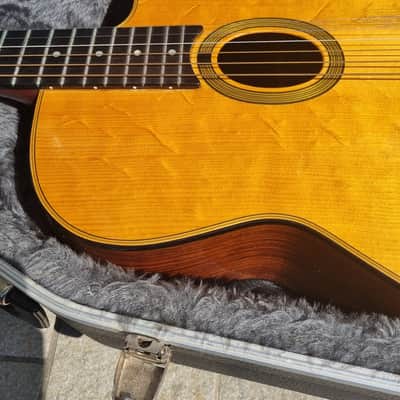 John Le Voi manouche petite bouche gypsy jazz guitar 1997 - natural solid spruce top image 3