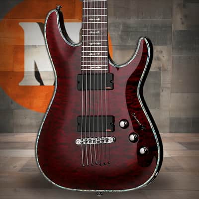 Schecter Hellraiser C-7 Electric Guitar - Black Cherry (1792) image 1