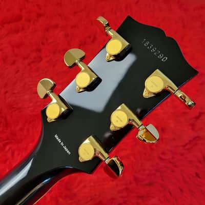 2018 Tokai LC220S Les Paul Custom Black Beauty Premium Series - Black - With Original Hard Case - Made In Japan MIJ image 15