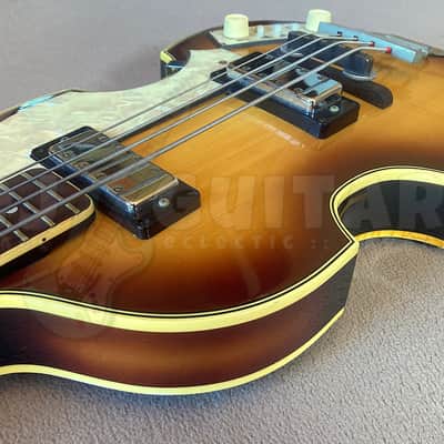 GRECO VB-450 1976 - w/HSC - VINTAGE JAPAN VIOLIN BASS image 6
