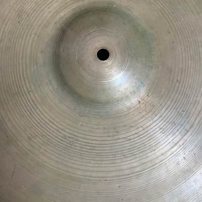 VINTAGE ZILDJIAN 15” HI-HATS - 1946-53 Transition Stamp - AMAZING SOUND - GREAT CONDITION! VIDEO! image 3