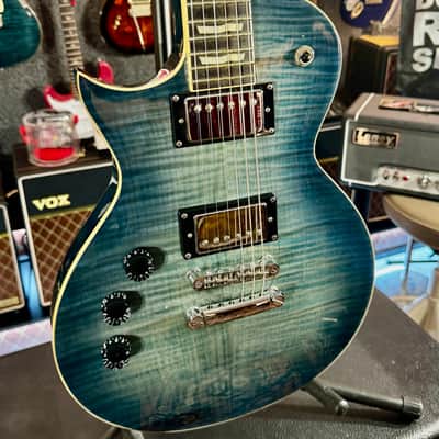 ESP LTD EC 256FM CB ZURDO / LEFTY/ GAUCHER - COBALT BLUE image 4