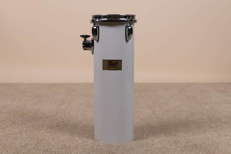 Pearl 6x18 Arctic White Aluminum Rocket Tom image 1