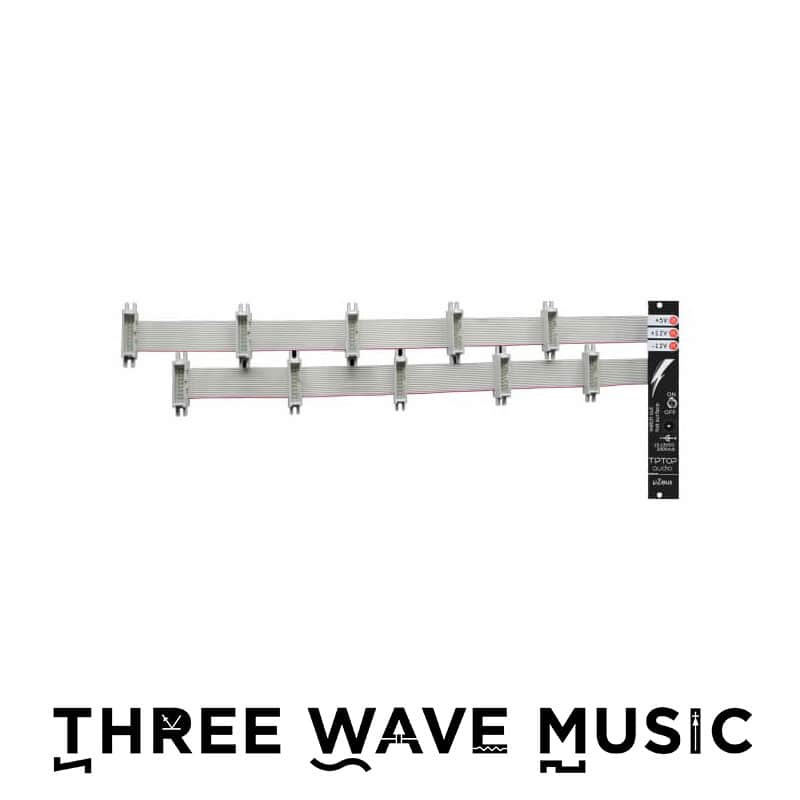 Tiptop Audio μZeus Black Panel with Flying Bus Boards [Three Wave Music] image 1
