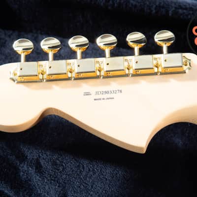 2025 Fender Japan MIJ Traditional ’60s Jaguar White Pearl Matching Headstock Gold Hardware w/ HSC image 8