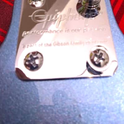 Epiphone SG Special 2005 - Pelham Blue Soft Sparkle image 5