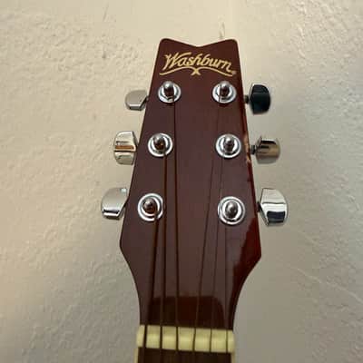 Washburn D10CE QSB 2006 - Quilt Sunburst (QSB) image 7