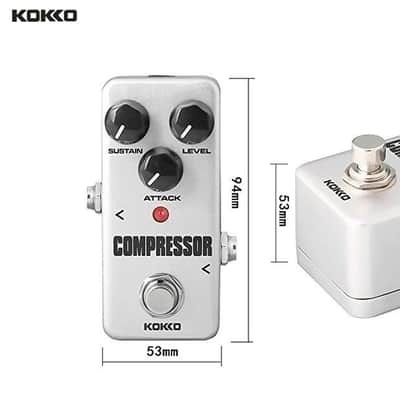 KOKKO FCP2 Compressor Mini Guitar Effect Pedal True Bypass,price include the import duty to US buyer image 2