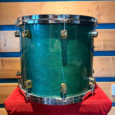 Yamaha Maple Custom Drum Set in Emerald Green image 17