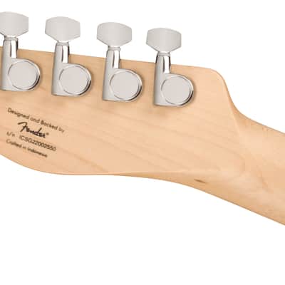 Fender Squier Sonic™ Esquire H, Laurel Fingerboard, Black Pickguard, Ultraviolet image 4