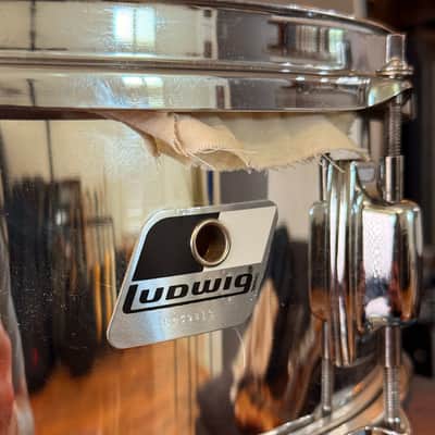 Ludwig Rocker Series Snare – 1980s – Black Badge – Chrome over Wood – Near Excellent Condition – Made in USA image 3