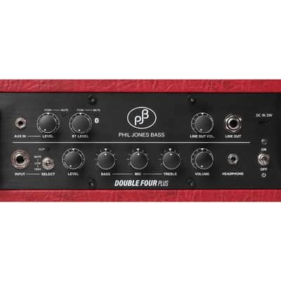 Phil Jones Bass BG-80R Double 4 Plus 90-Watt 2x4" Bass Combo Amp - Red image 4