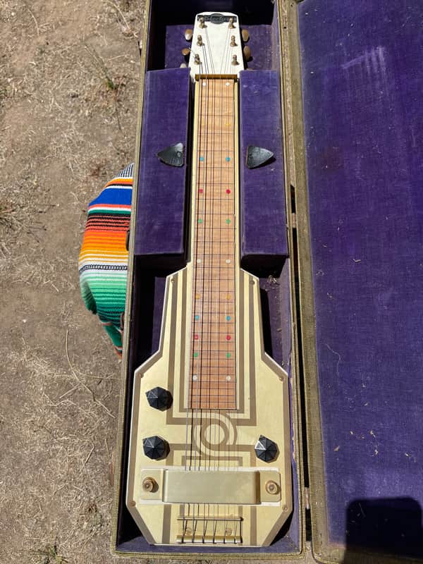 Epiphone Electar Model M 7 1938-1939 - White And Gold image 1