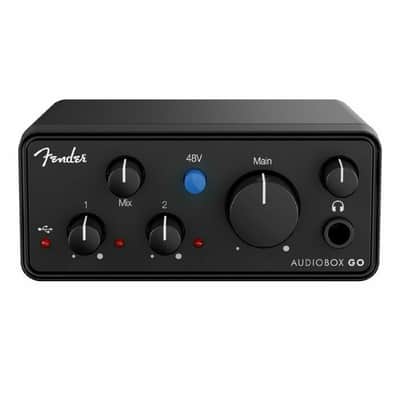 Fender AudioBox GO Ultra-Compact 2x2 USB-C Audio Interface *** Receive Complete Fender Amp & FX Pack for Free Until May 31, 2026 *** image 1