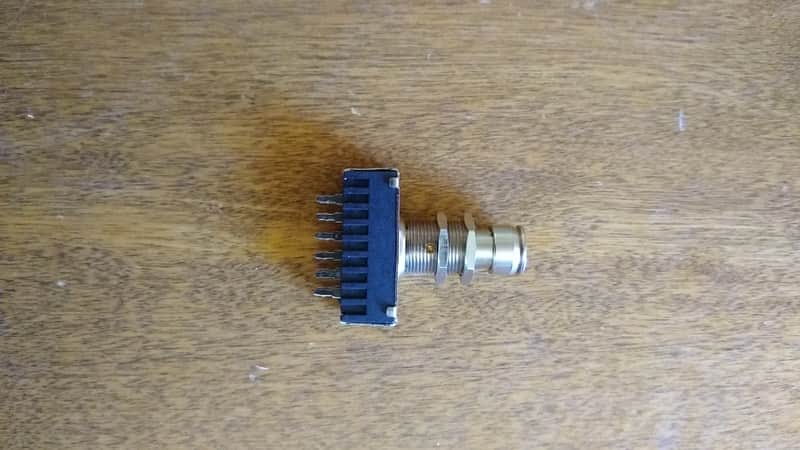 STI 4PDT Footswitch for EBS pedals STI 4PDT 2000s - Chrome image 1