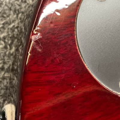 ESP LTD EC-1000 QM with Rosewood Fretboard 2002 - 2004 - See Thru Black Cherry image 23