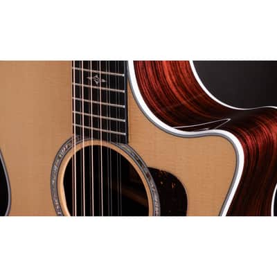 Taylor 454ce 12-String Grand Auditorium Acoustic Electric Guitar - Natural image 6