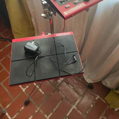 Nord Drum 2 6-Channel Modeling Percussion Synthesizer with Pad Controller 2014 - 2016 - Red with Black Pads image 3