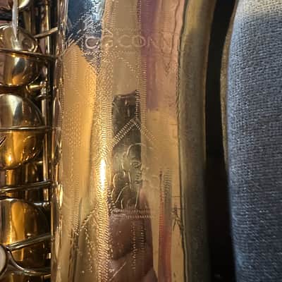 C.G. Conn 10M Tenor Saxophone 1941 | Rolled Tone Holes | “Naked Lady” / “Lady Face” image 2