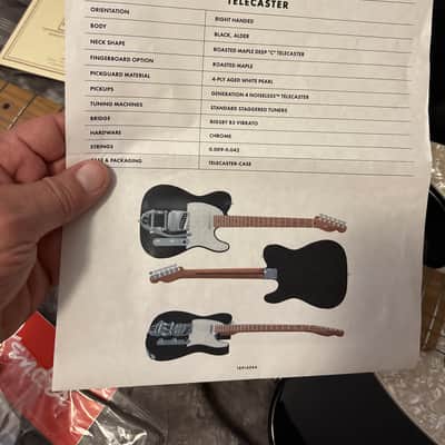 Fender MOD SHOP Tele 2023 - Black image 10