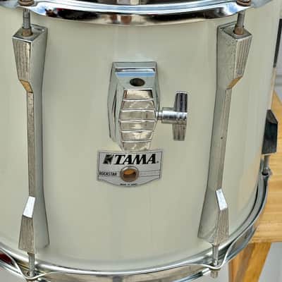 Tama Rockstar DX 13" Rack Tom White MADE IN JAPAN for drum set image 2