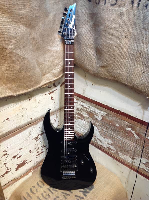 Ibanez RG560 Electric Guitar w/Locking Tremolo System Black | Reverb
