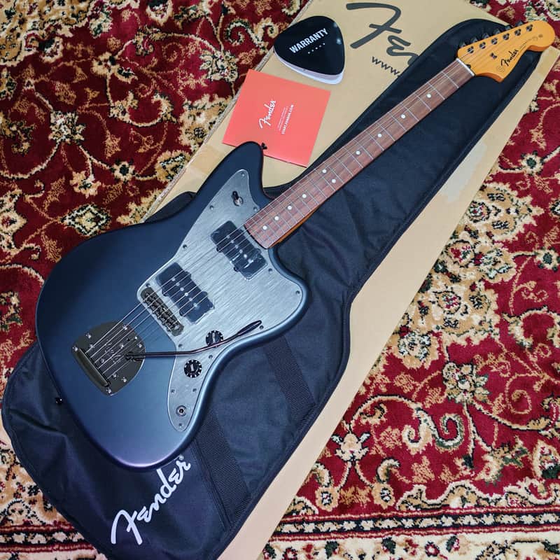 *NEW IN BOX* 2026 Fender Japan Hybrid II Jazzmaster Satin Metallic, Matte Phantom Black - MIJ JD26 image 1