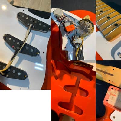 Fender Order Made ST-57 Stratocaster Reissue MIJ 1992 Fiesta Red USA Texas Special PUs  w/ Bag image 24