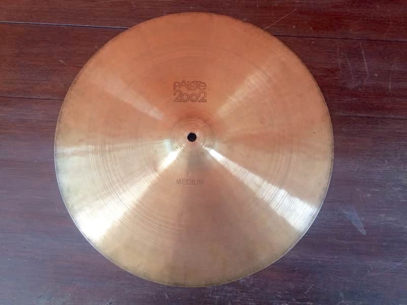 Paiste 16" 2002 "Black Label" Medium Cymbal 1971 - 1980 image 1