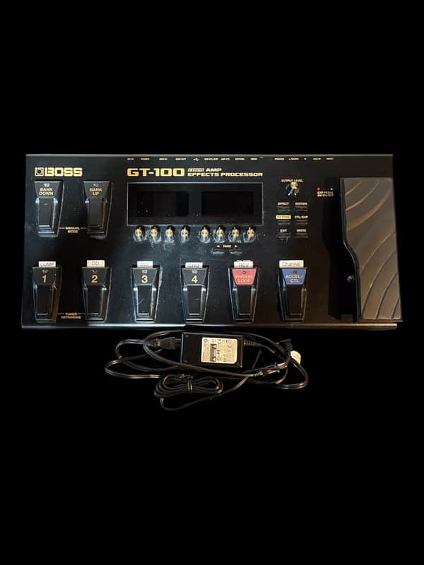Boss GT-100 Version 2.0 Guitar Effects Processor 2014 - Present - Black X7272 image 1