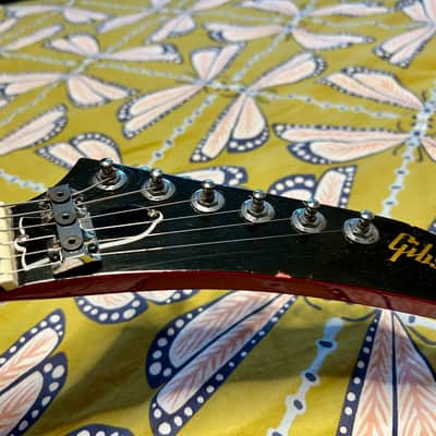 Gibson USA Explorer 1984 with factory Kahler Tremolo Bridge - Ferrari Red image 8