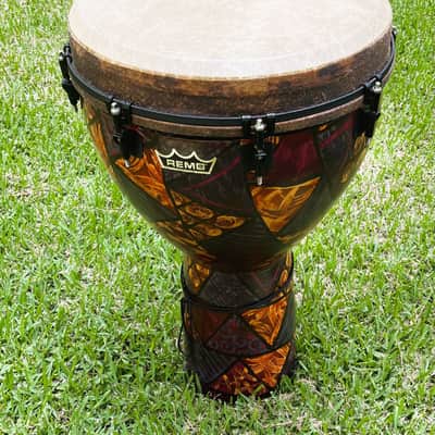 Remo  Mondo 2005 Djembe Drum 16" Key-tuned with Remo Padded bag image 1