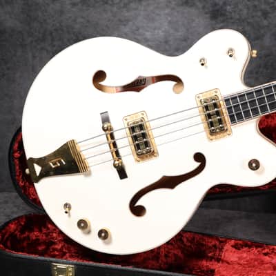 2007 Gretsch G6136LSB White Falcon Bass image 3