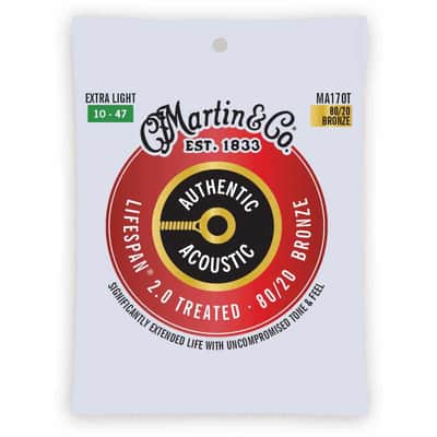 Martin MA170T Authentic Treated, Extra Light, 80/20 image 1