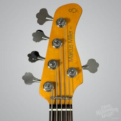 Sire Marcus Miller P6-5 String Bass Guitar, Rosewood Fingerboard, Butterscotch image 7
