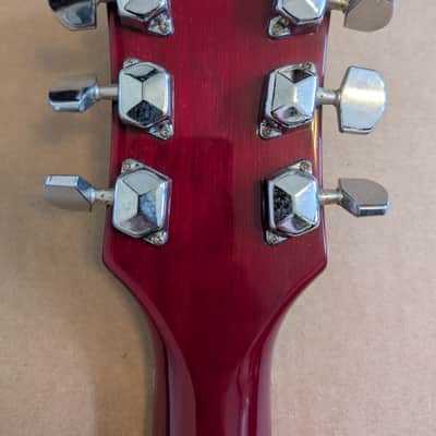 DeArmond M65 Single Cut LP Electric Guitar Red image 11