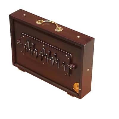 SHRUTI BOX~SIZE (15" X 10" X 3"~440 Hz~TEAK WOOD~SWAR PETI~CHANT~MANTRA~SHRUTI image 7