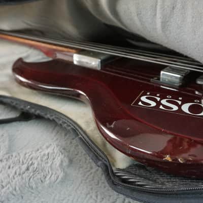 Greco SG-Style Bass MIJ Cherry Red Vintage Short Scale Bass Guitar image 24