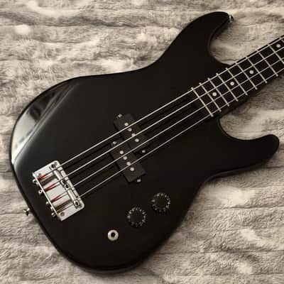 Vintage Kramer THE SHREDDER by L.A Bass - 80s - 30" Short Scale - Gloss Black - Gremlin Bass - 4-String image 1