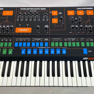 ARP Quadra 2463 Synthesizer Black / Multi **Fully Serviced 2-15-20 image 4