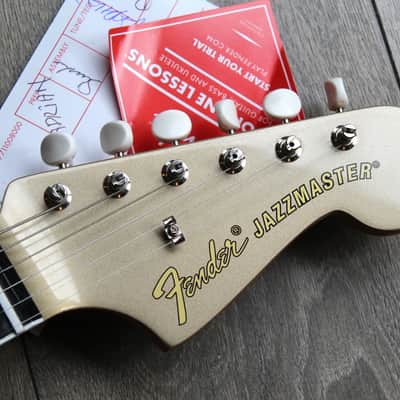FENDER "Gold Foil Jazzmaster, Ebony Fingerboard, Shoreline Gold" GIGBAG, 3, 76 KG image 2