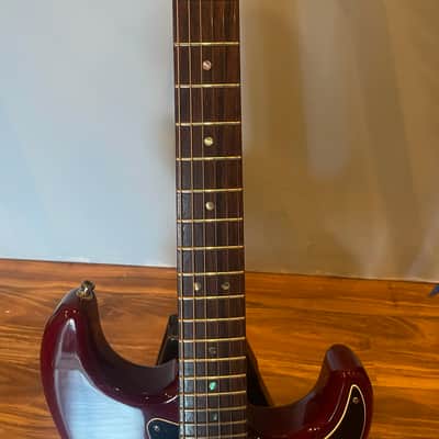 Fender American Select Mahogany Stratocaster HSS with Rosewood Fretboard 2005 - 2011 - Crimson Red Transparent image 4