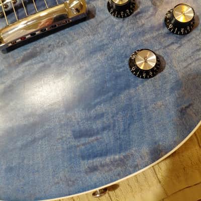 Gibson Les Paul Deluxe Player Plus 2018 Satin Ocean Blue image 6