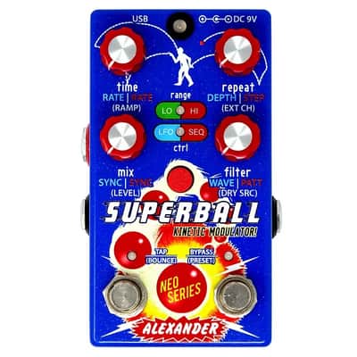 ギター ALEXANDER SUPERBALL Alexander Pedals Superball Kinetic Modulator | Reverb