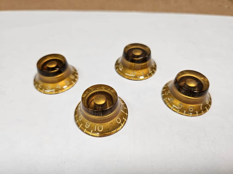 Gibson Les Paul Standard 1957, 1958, 1959 Vintage Gold Bell Knobs image 1