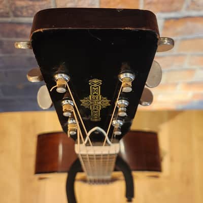 Vintage 1960s Estrada FS-5 Acoustic Guitar Natural-GOOD Tone-Repaired Headstock image 3