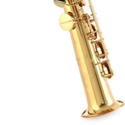 P. Mauriat PMSS-185 Intermediate Soprano Saxophone - Gold Lacquer image 2