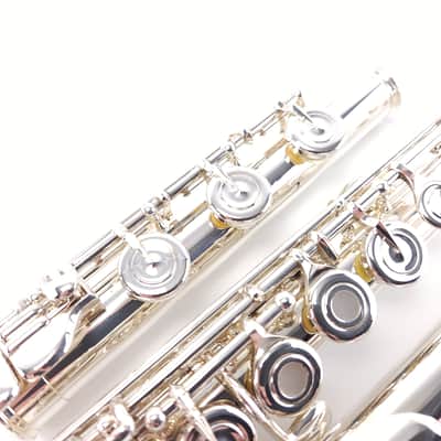 Refurbished Di Zhao 700 (801 Silver Pre-Pro Step Up Flute B Foot Open Hole image 7