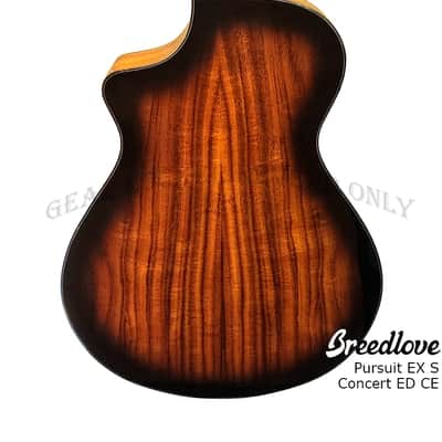 Breedlove Pursuit Exotic S Concert Edgeburst CE Solid Koa guitar image 6